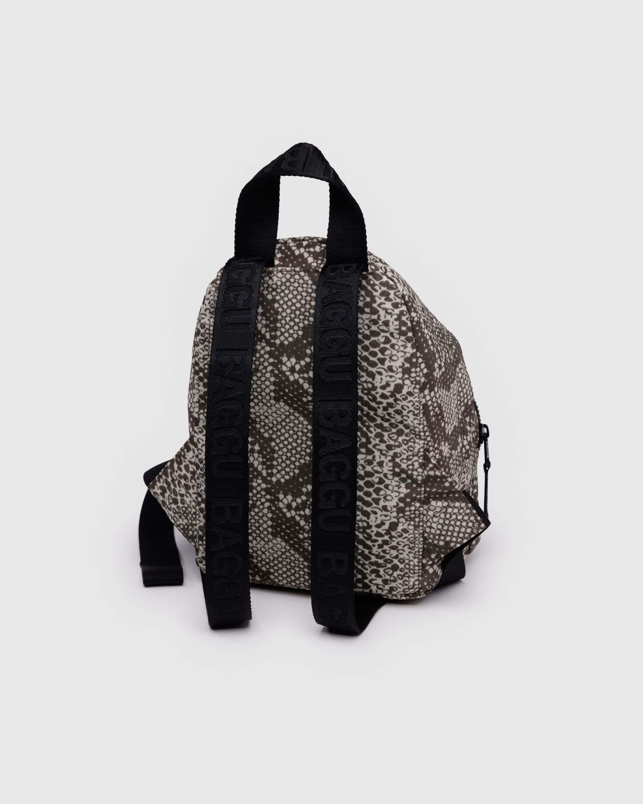 Mini Nylon Backpack - Snakeskin