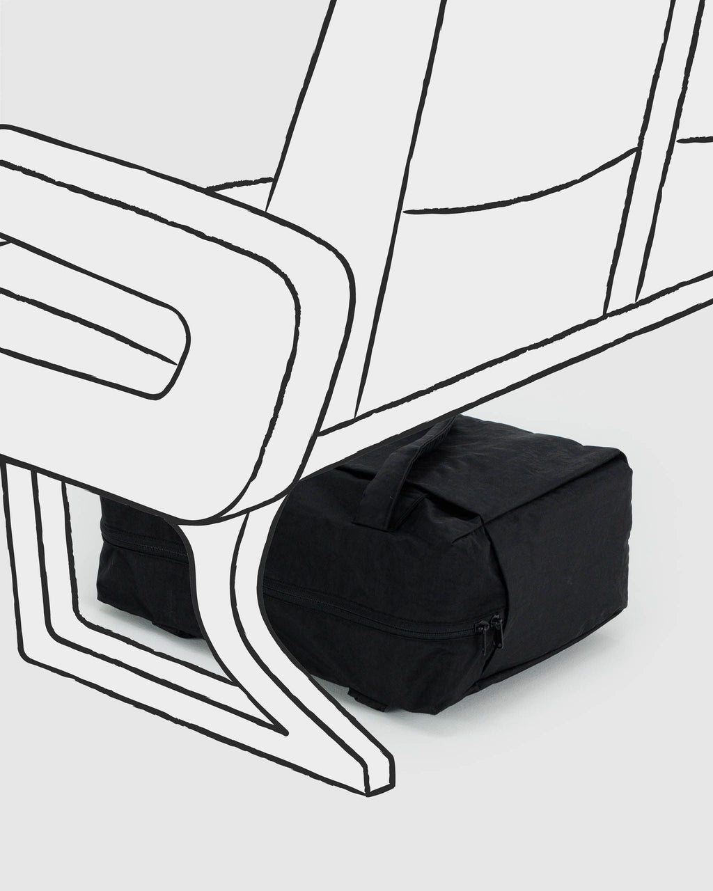 Small Cloud Carry-On - Black