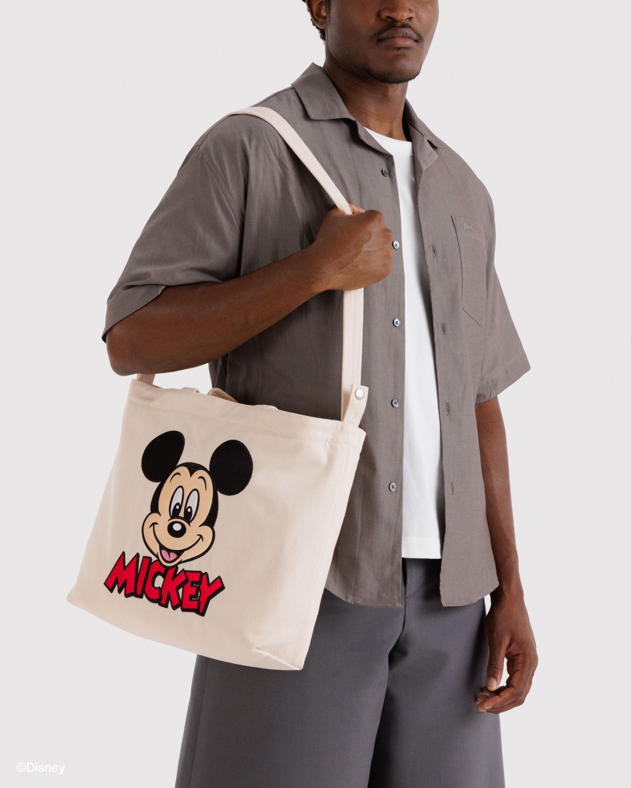Horizontal Zip Duck Bag - Embroidered Mickey Mouse Club