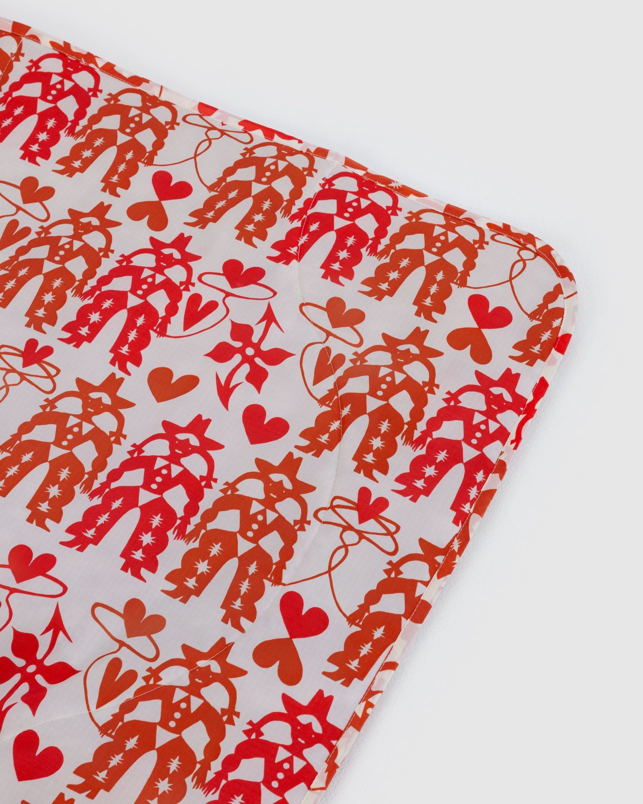 Puffy Picnic Blanket - Cowgirl